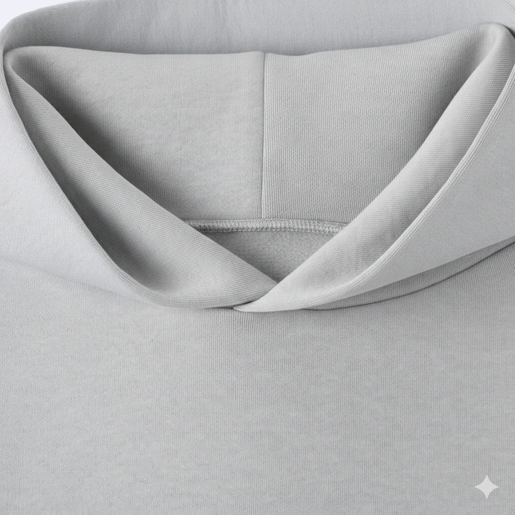 HEATHER GREY HOODIE BOXY FIT