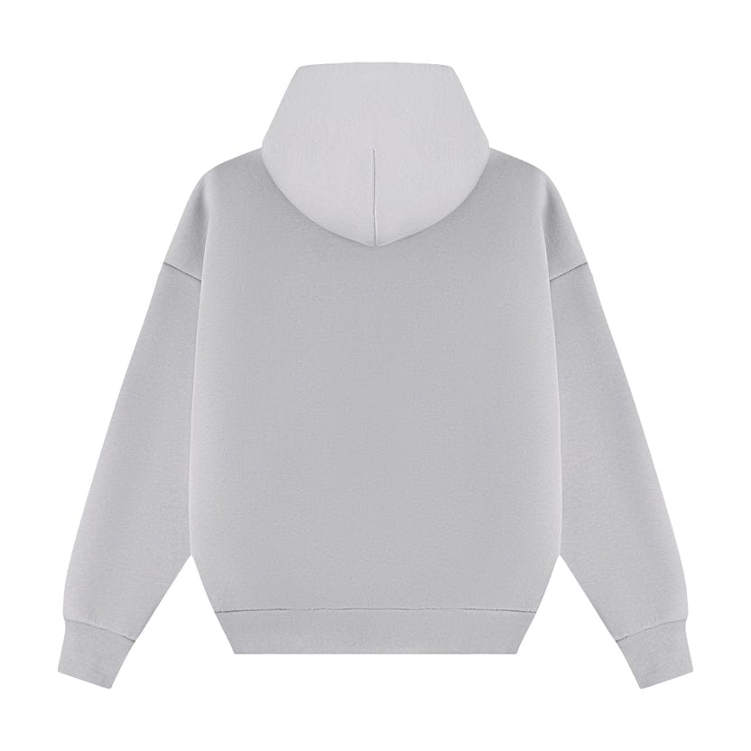 HEATHER GREY HOODIE BOXY FIT