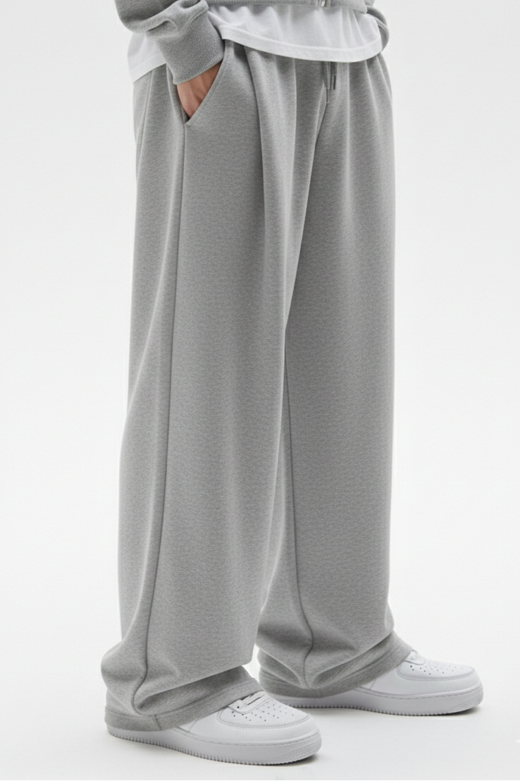 Heather Grey Baggy Jogger