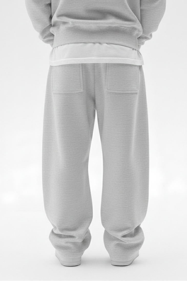 Heather Grey Baggy Jogger
