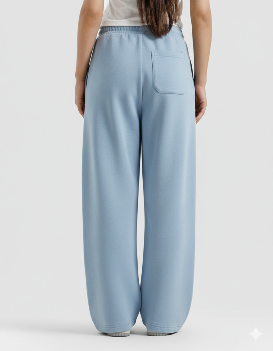 Ice Blue Baggy Sweatpant