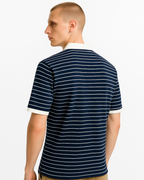 Navy Blue Linora Johnny Collar