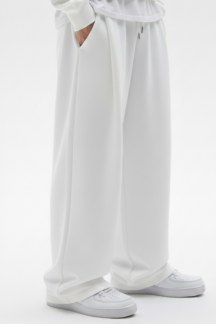 White Baggy Jogger