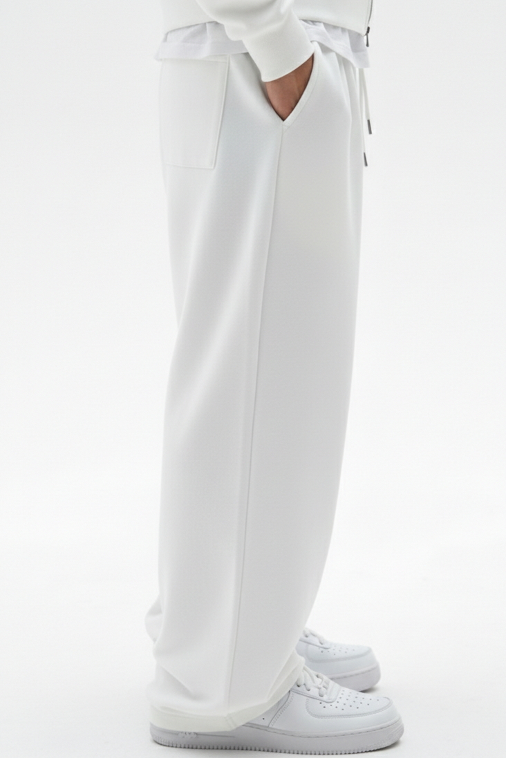 White Baggy Jogger