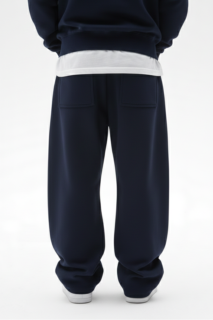 Navy Blue Baggy Jogger