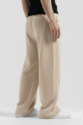Beige Baggy Sweatpant