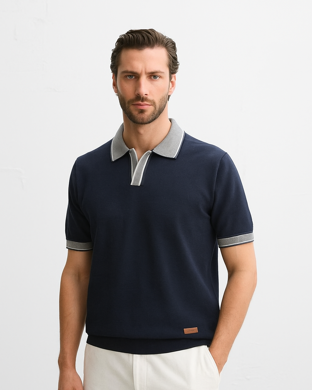 Navy Blue Jackyard Johnny Collar