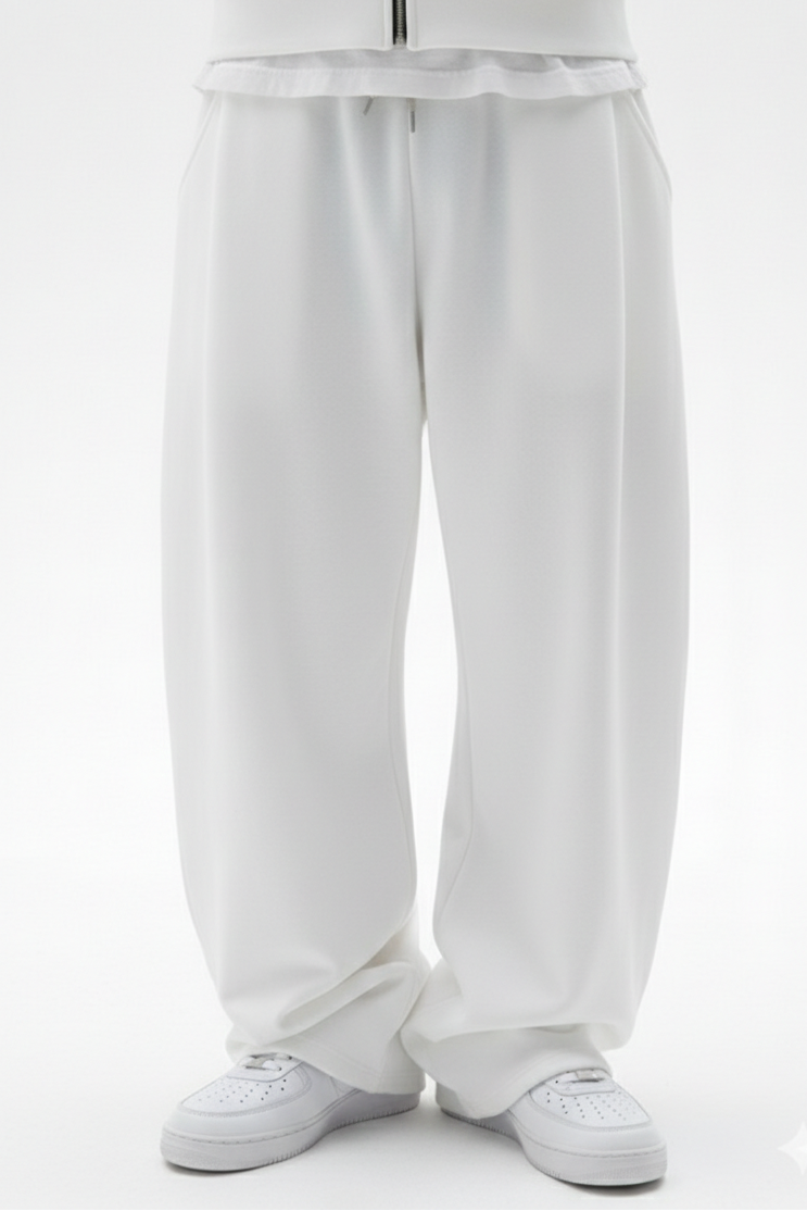 White Baggy Jogger