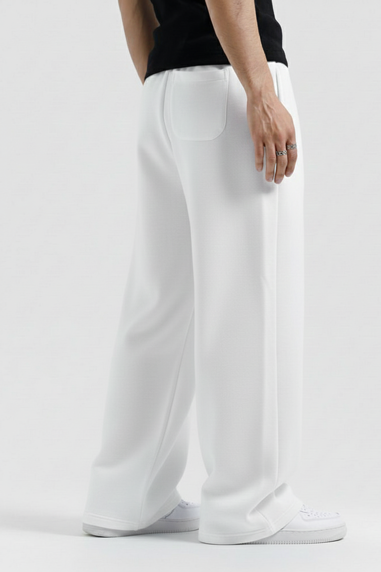 White Baggy Sweatpant