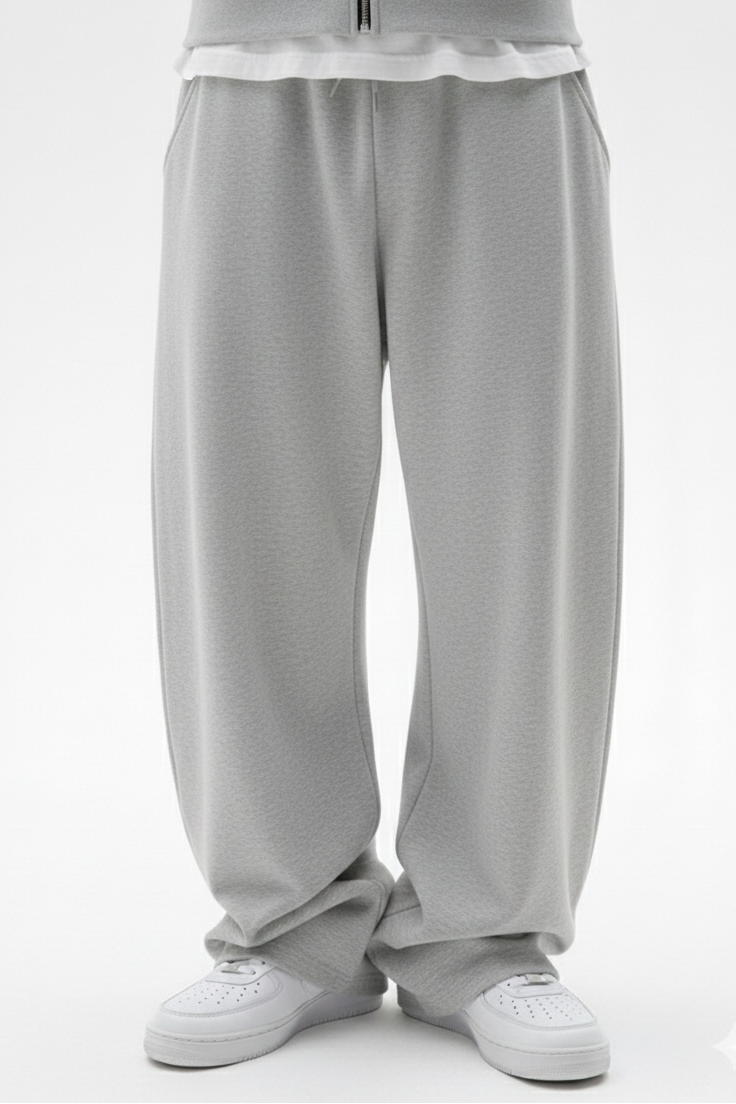Heather Grey Baggy Jogger