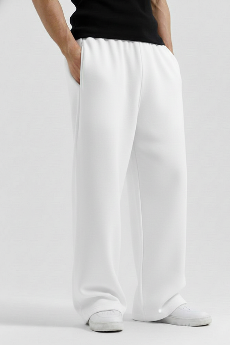 White Baggy Sweatpant