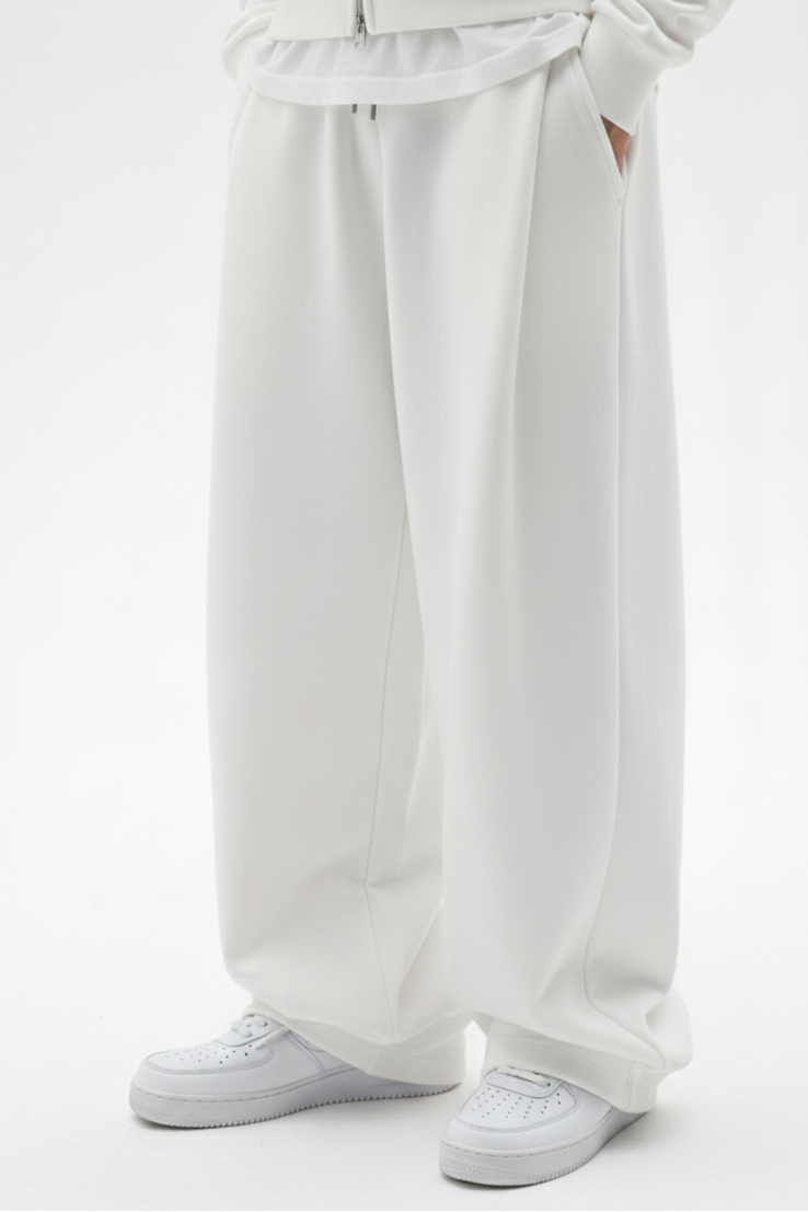 White Baggy Jogger