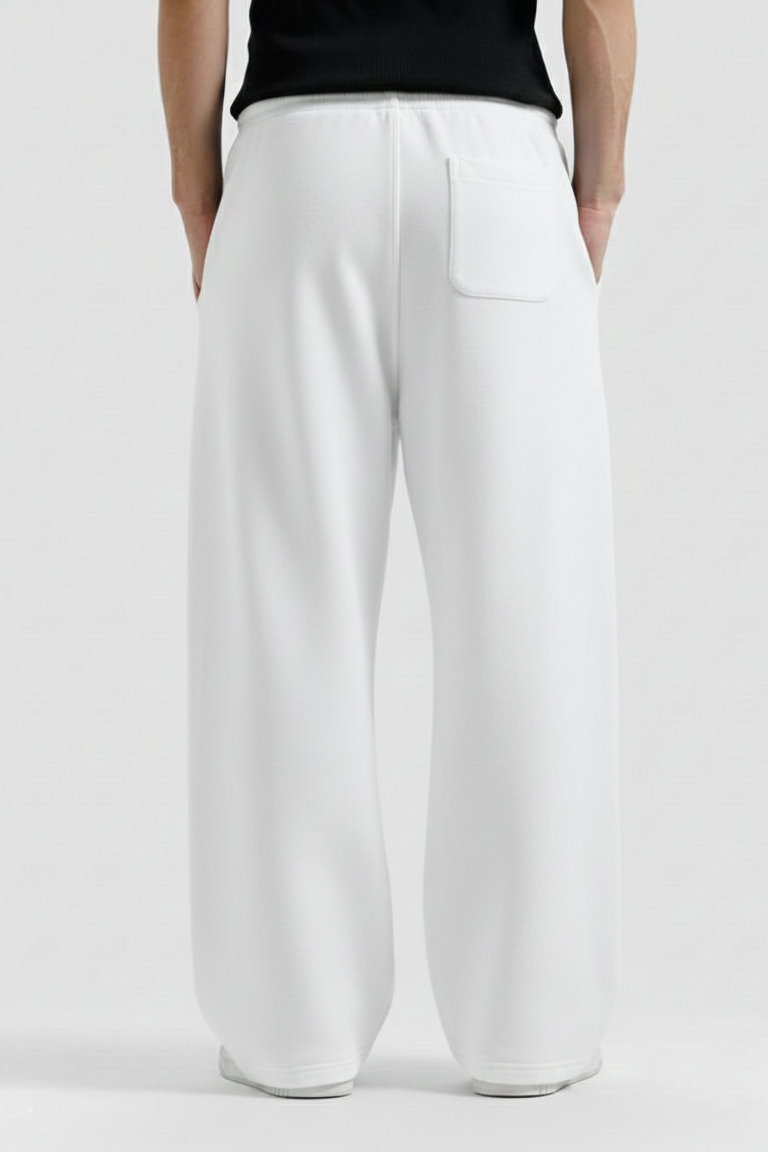 White Baggy Sweatpant